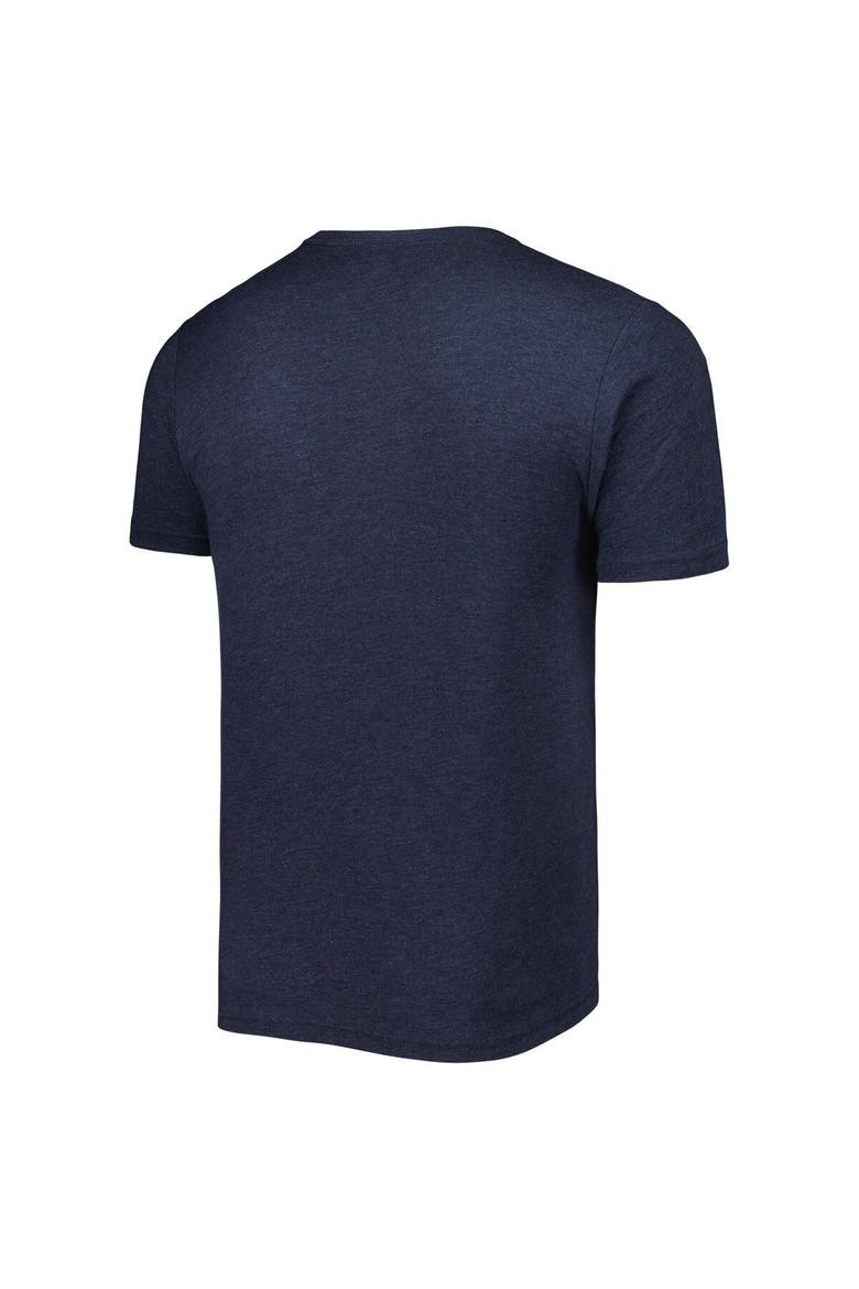 Men's Heathered Navy Soñadores de Hillsboro Copa de la Diversion Sugar Skull Tri-Blend T-Shirt, Alternate, color, Navy