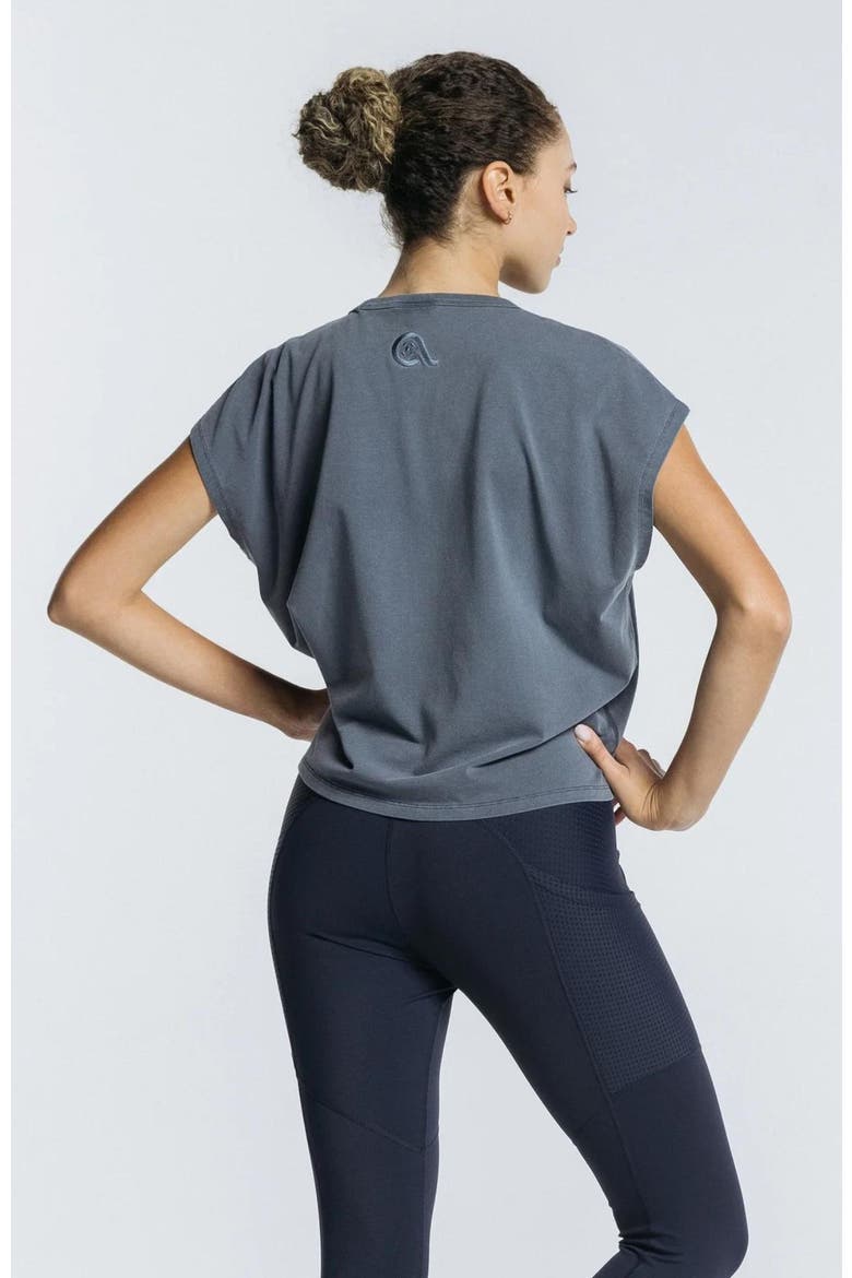 Pickleball Top, Alternate, color, Vintage Blue