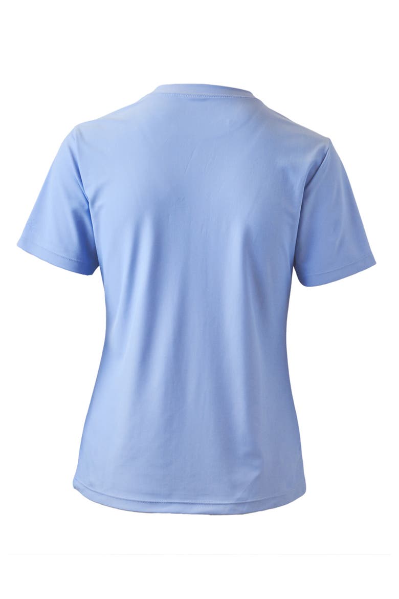 Quarter Zip Crew Sun & Swim Shirt, Alternate, color, Blue Mist