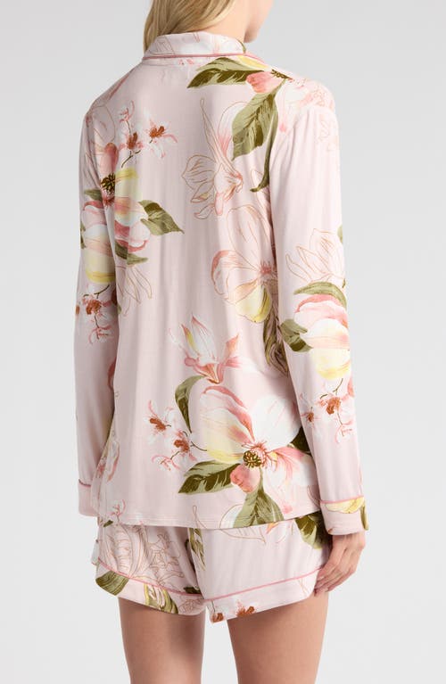 Nordstrom Moonlight Eco Long Sleeve Short Pajamas In Neutral
