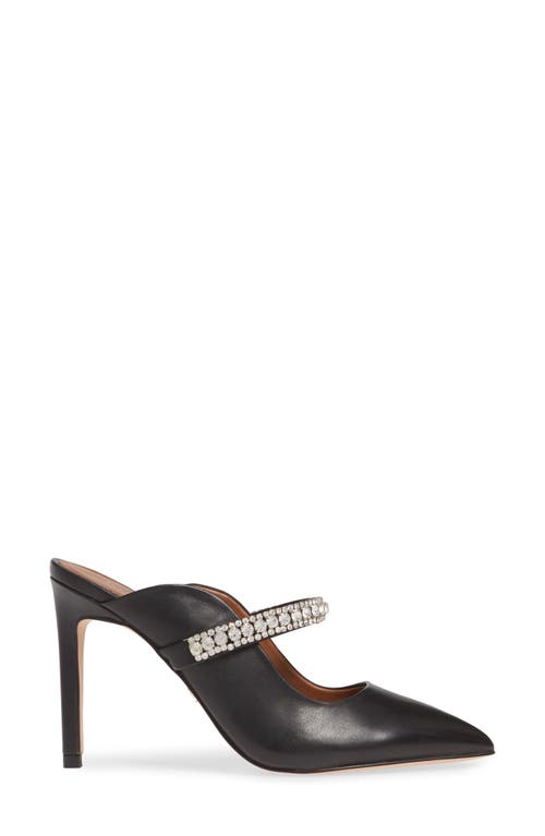 Kurt Geiger Rhinestone-embellished Pumps In Black Leather