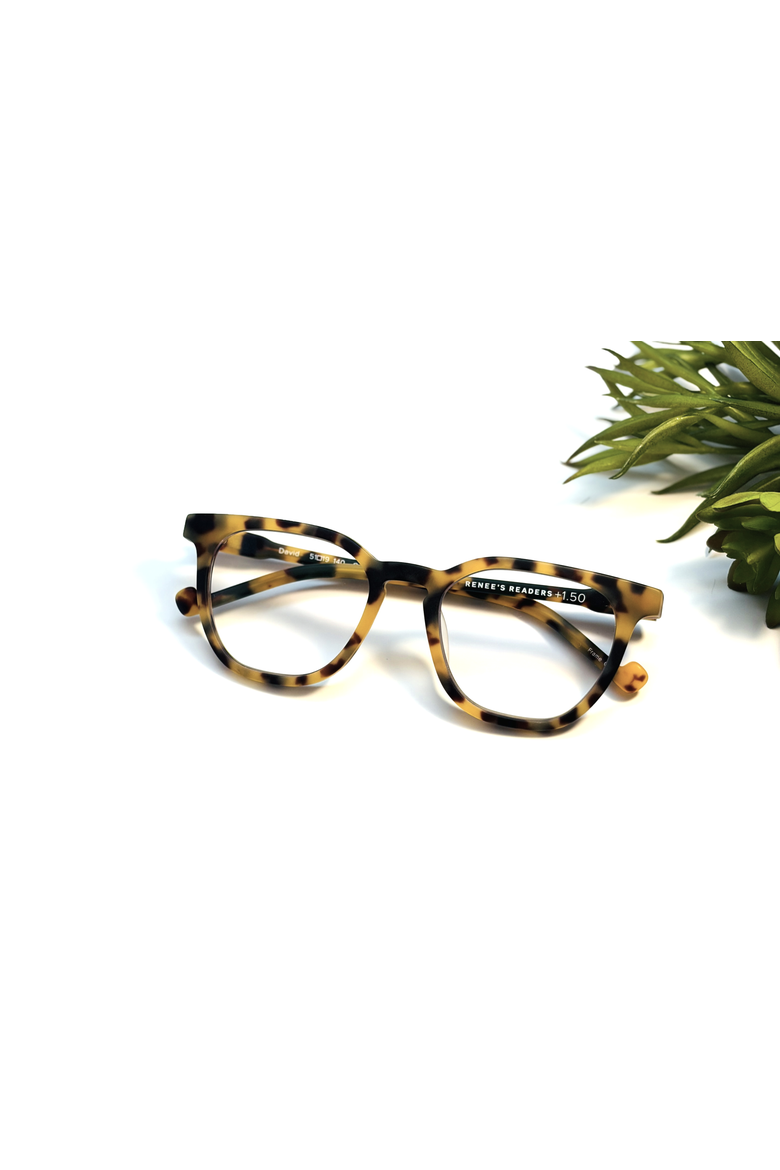 David  Computer Blue Light  Reading Glasses, Alternate, color, Matte Dark Havana