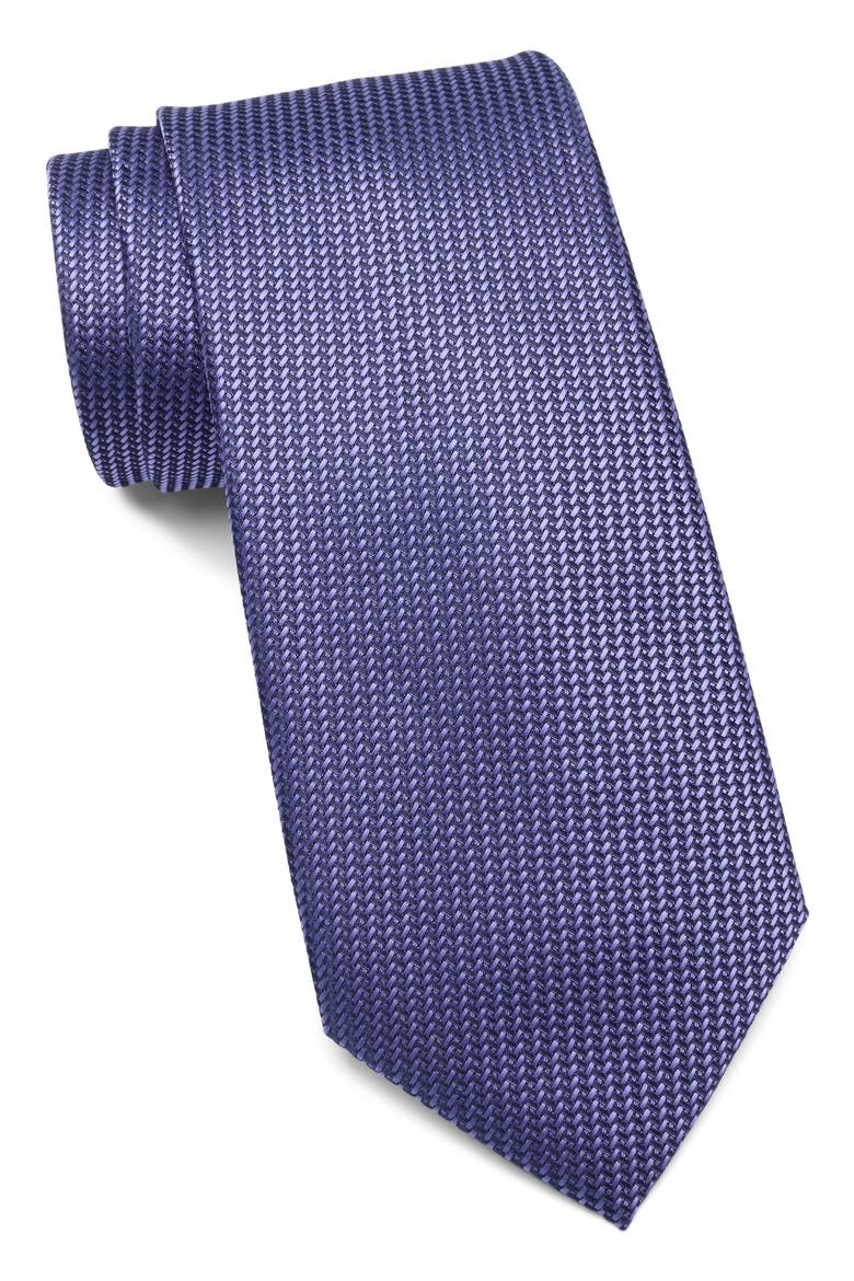 Geometric Texture Tie, Main, color, PURPLE