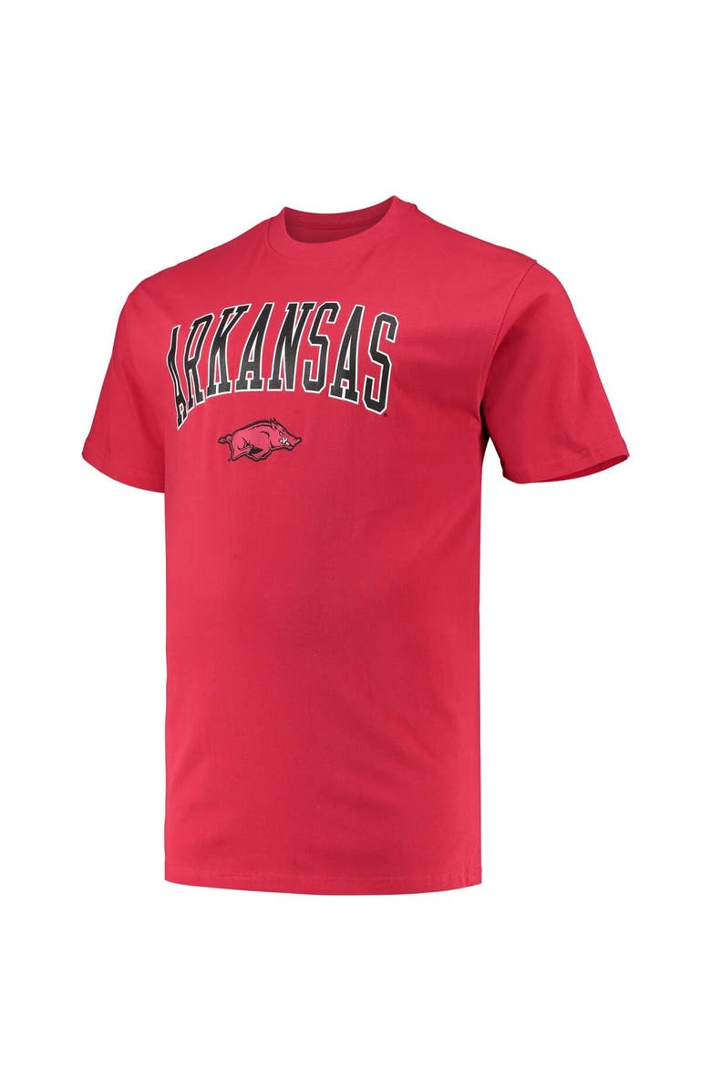 Champion Men's Champion Cardinal Arkansas Razorbacks Big & Tall Arch Over Wordmark T-Shirt, Alternate, color, Cardinal