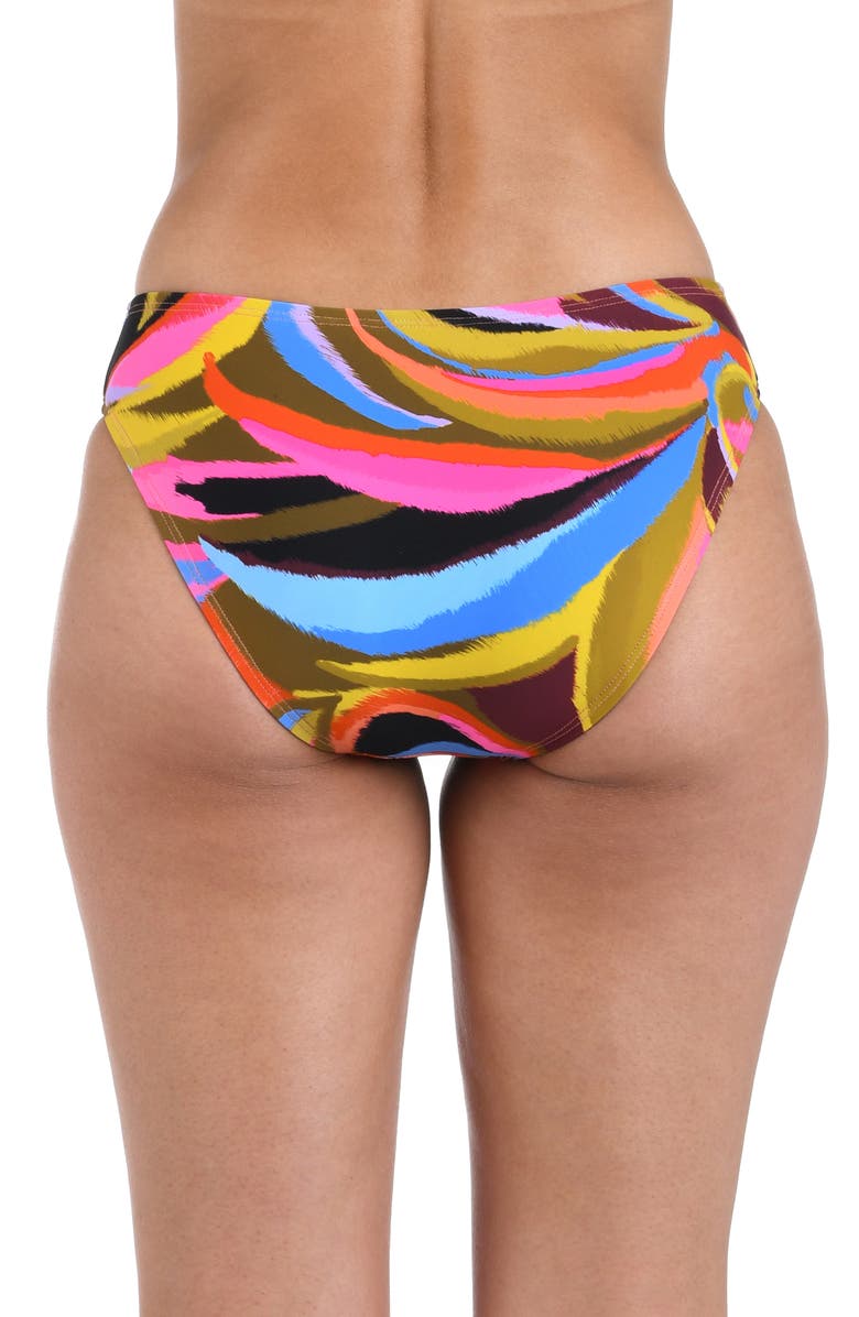 La Blanca Tropic Waves Hipster Bikini Bottoms, Alternate, color, Pink Multi