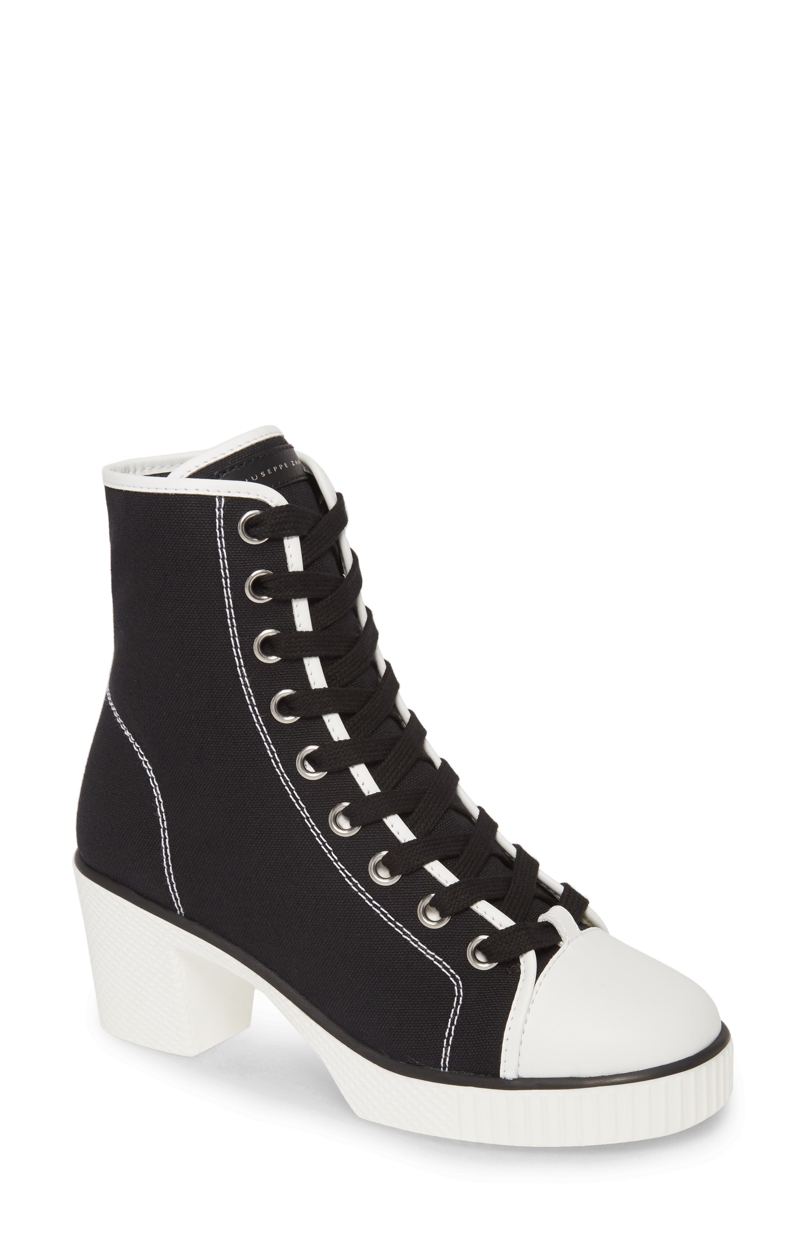 Giuseppe Zanotti Sneaker Bootie, Main, color, 
