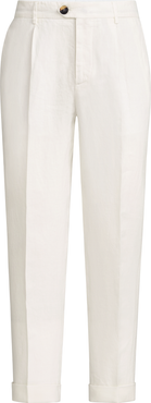 Brunello Cucinelli Gabardine garment dyed trousers