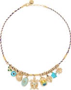 Gas Bijoux Bellagio Mixed Charm Choker Necklace