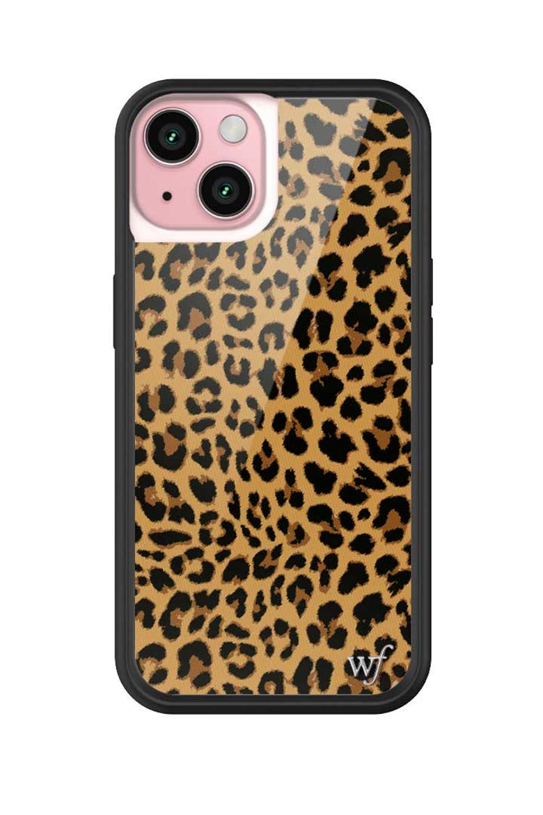 Meow | Brown iPhone Case, Alternate, color, Brown