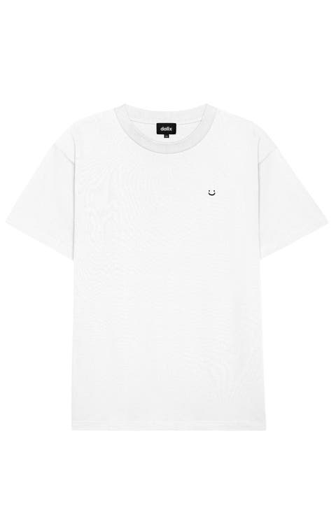 Mens Lil Smile Heavy Weight Cotton Tee