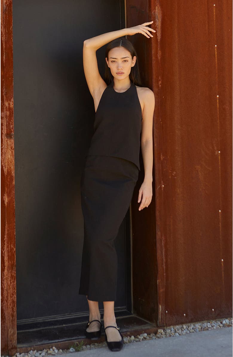 CRESCENT Maxi Pencil Skirt, Alternate, color, 