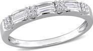 Julianna B. 3/8CT DEW Moissanite Anniversary Ring