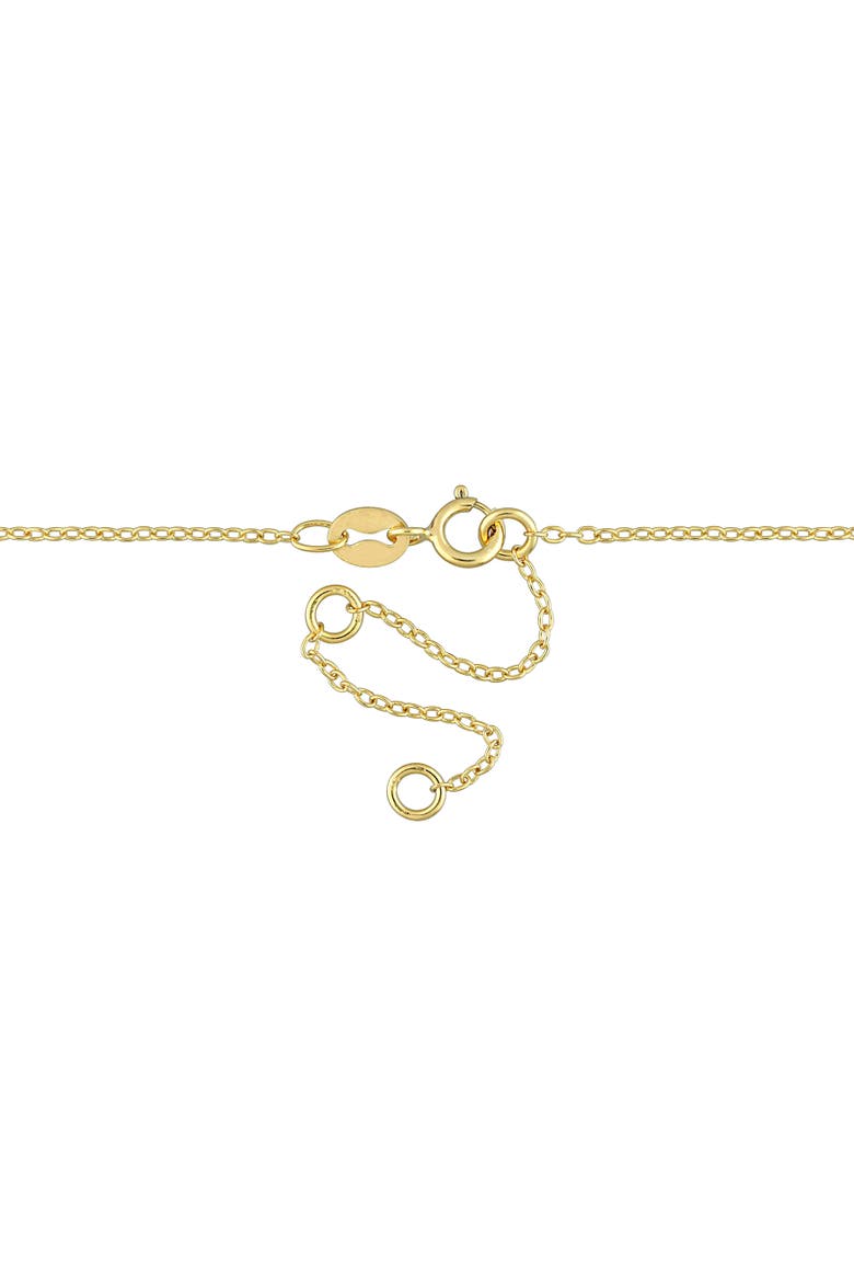 Lab-Grown Diamond Lariat Necklace 18k Gold Plated, Alternate, color, Yellow-Plated
