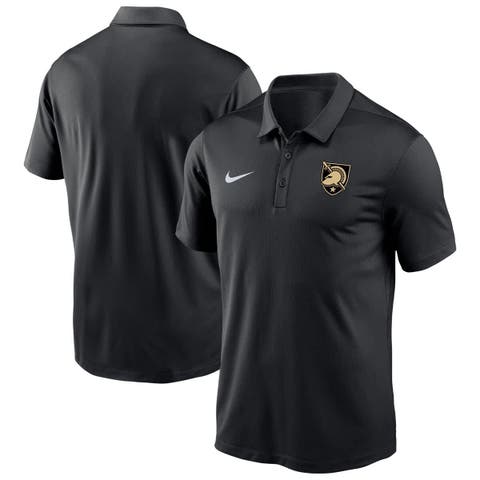 Men's Nike Black Army Black Knights Victory Solid Performance Polo