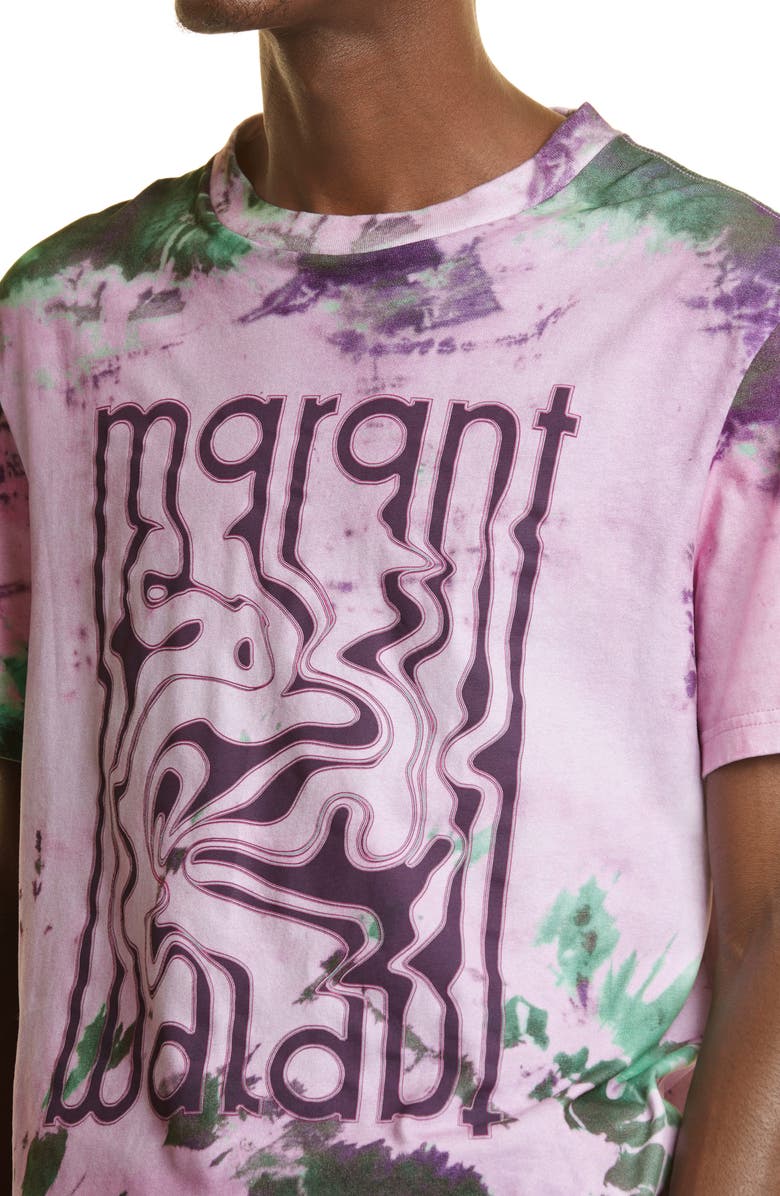 Isabel Marant Men's Zeno Cotton Logo Graphic Tee, Alternate, color, 