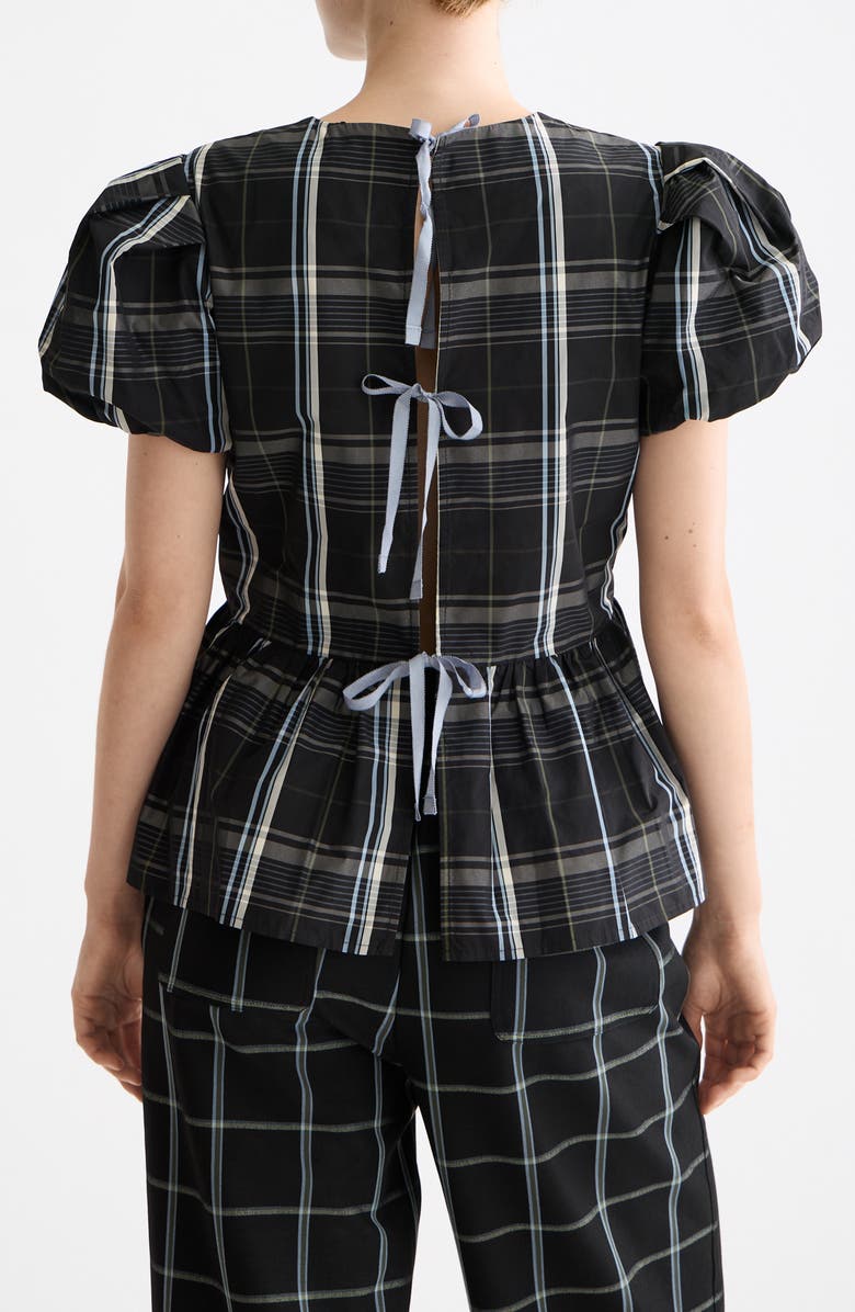 Scotch & Soda Check Taffeta Top, Alternate, color, Taffeta Check