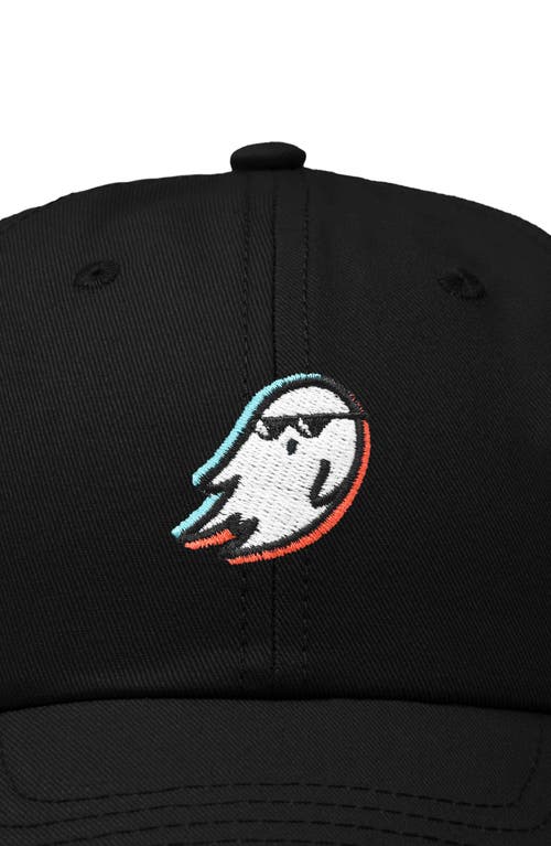 Dalix Ghost Life Embroidered Casual Cap In Black