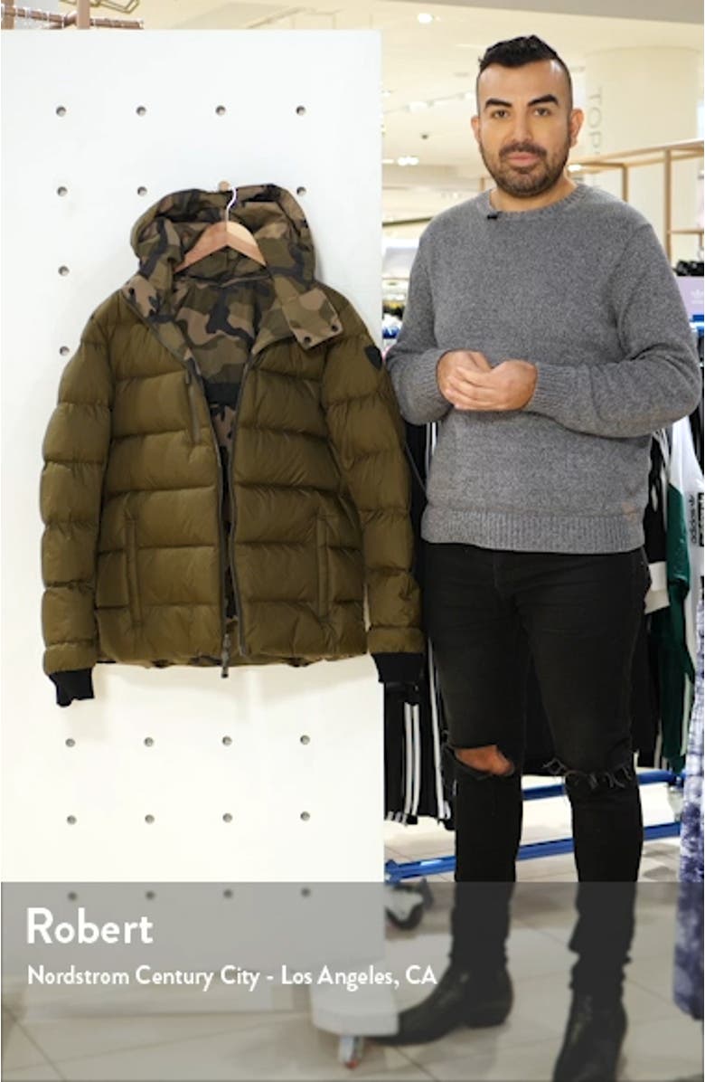 Oliver Reversible Waterproof Hooded Puffer Jacket, sales video thumbnail