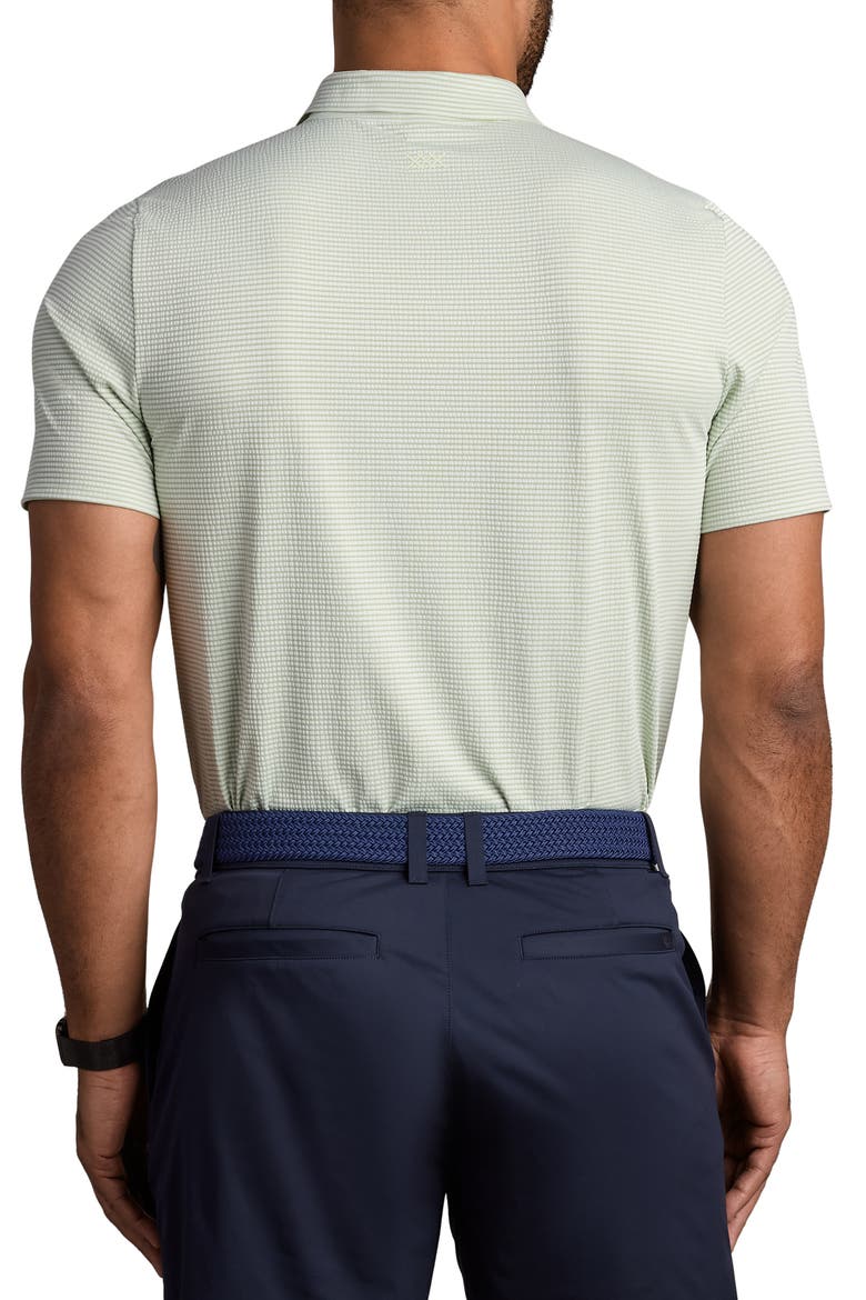Approach Performance Polo, Alternate, color, COOL MINT SEERSUCKER