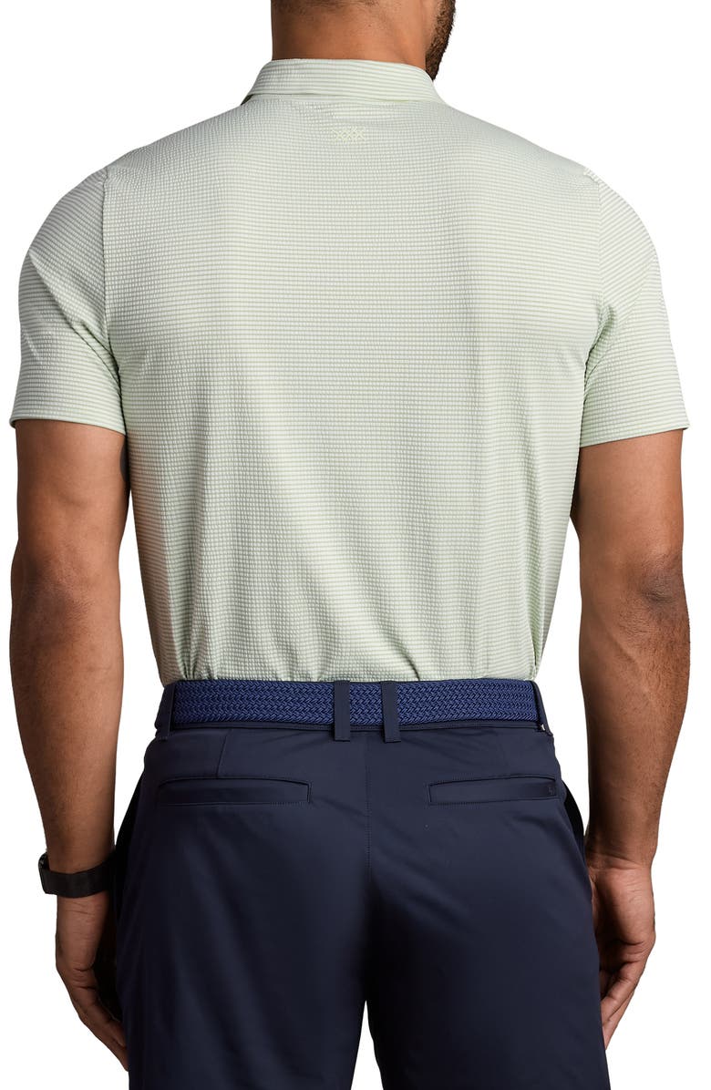 Rhone Approach Performance Polo, Alternate, color, Cool Mint Seersucker