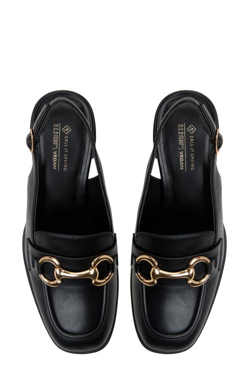 Call It Spring Linnette Bit Slingback Pump In Black