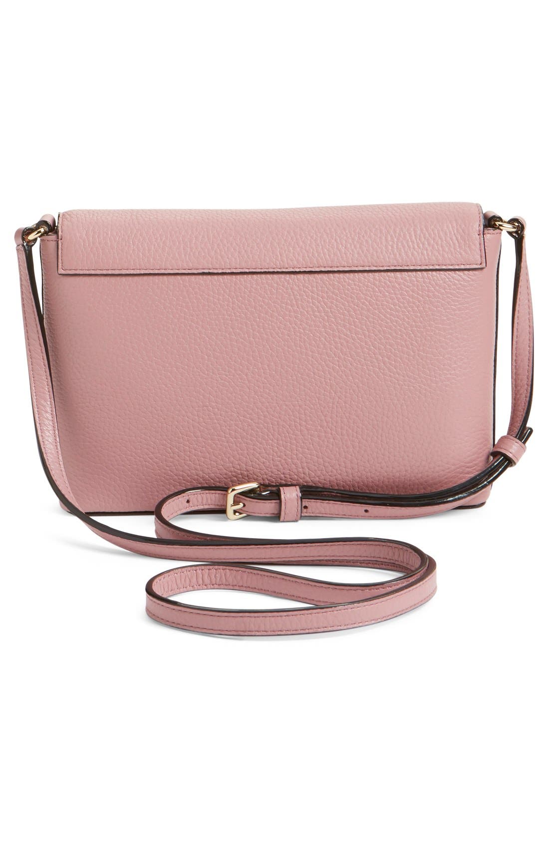 Kate Spade New York 'spencer court - large monday' leather envelope crossbody bag, Alternate, color, 
