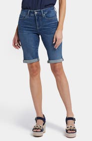 NYDJ Briella Roll Cuff Denim Shorts