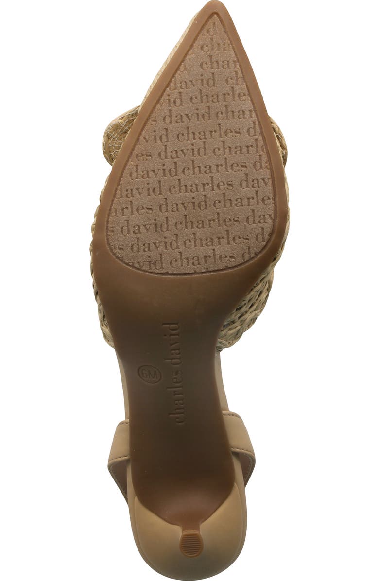 Charles David Allyson Raffia Slingback Pump, Alternate, color,