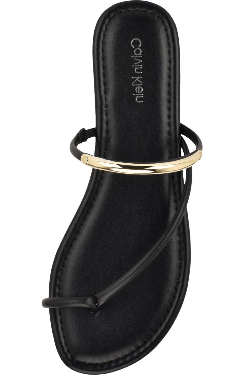 Calvin Klein Bienna Toe Loop Sandal, Alternate, color,