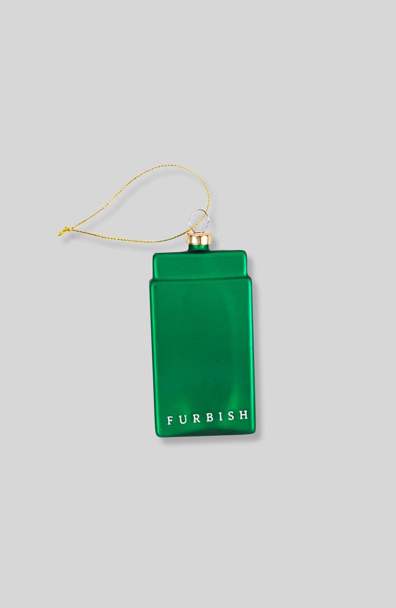 Furbish Matchbook Ornament - Napa Valley, Alternate, color, Green
