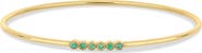Bony Levy 18K Gold El Mar Gemstone Bangle Bracelet (Online Trunk Show)