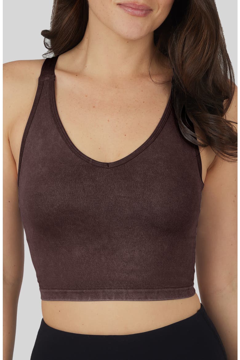 2-Pack Stone Wash Seamless Alamo Tanks, Main, color, COCOA/ BLACK
