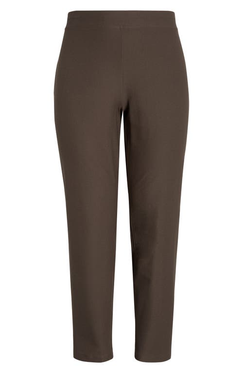 Eileen Fisher Slim Ankle Pants In Gray