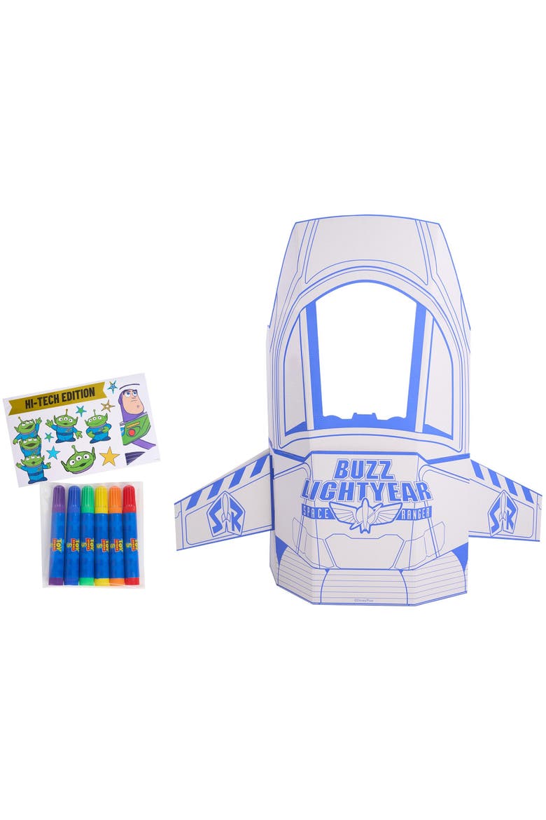 Toy Story 5 Buzz Lightyear Cardboard Spaceship, Alternate, color, Multicolored