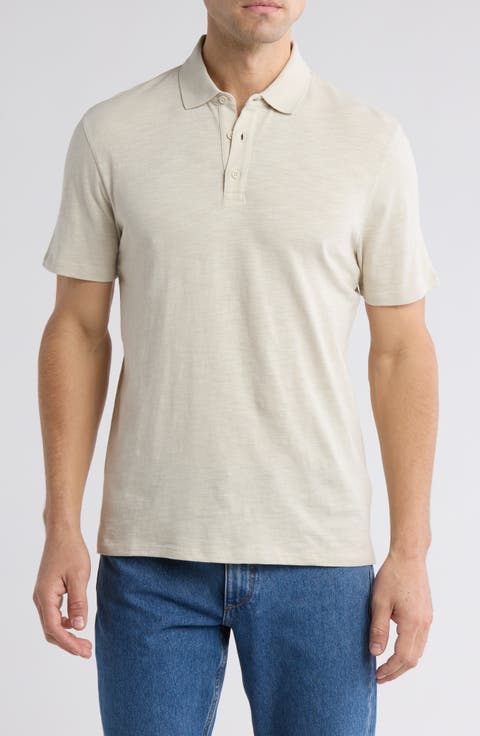 Short Sleeve Slub Polo