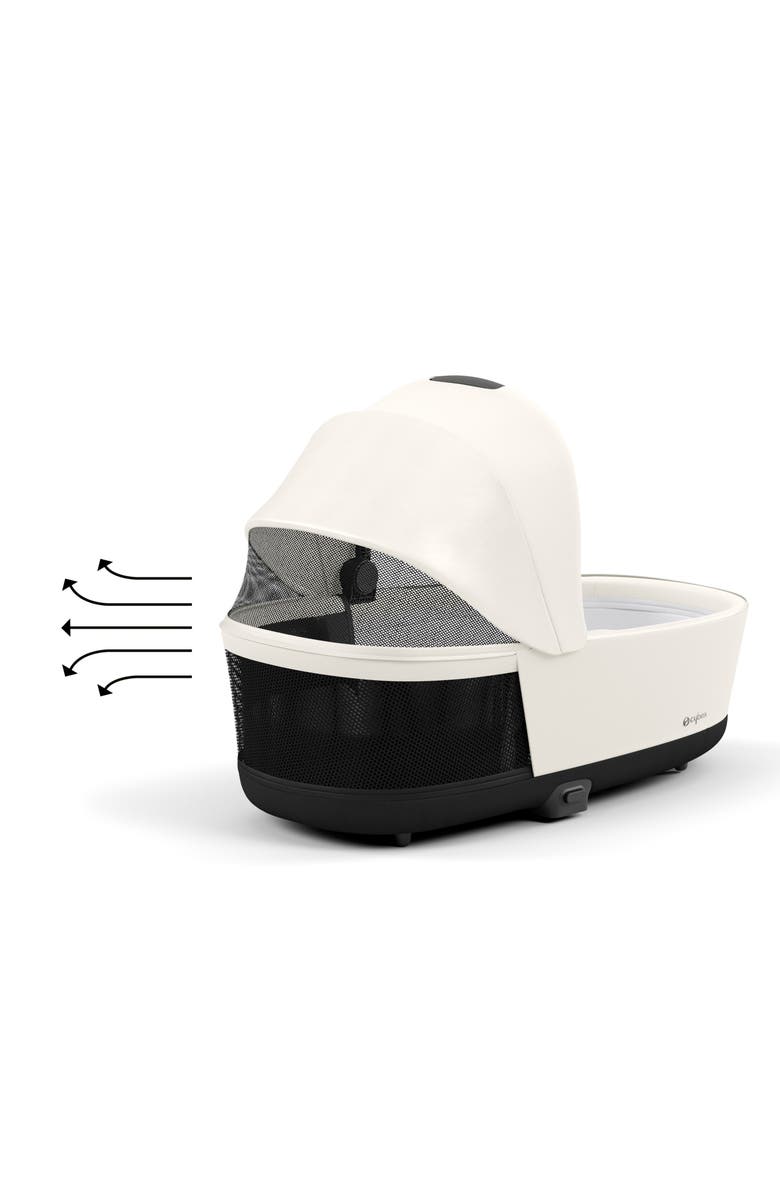 CYBEX Priam 4/E-Priam 2 Lux Carry Cot, Alternate, color, Off White