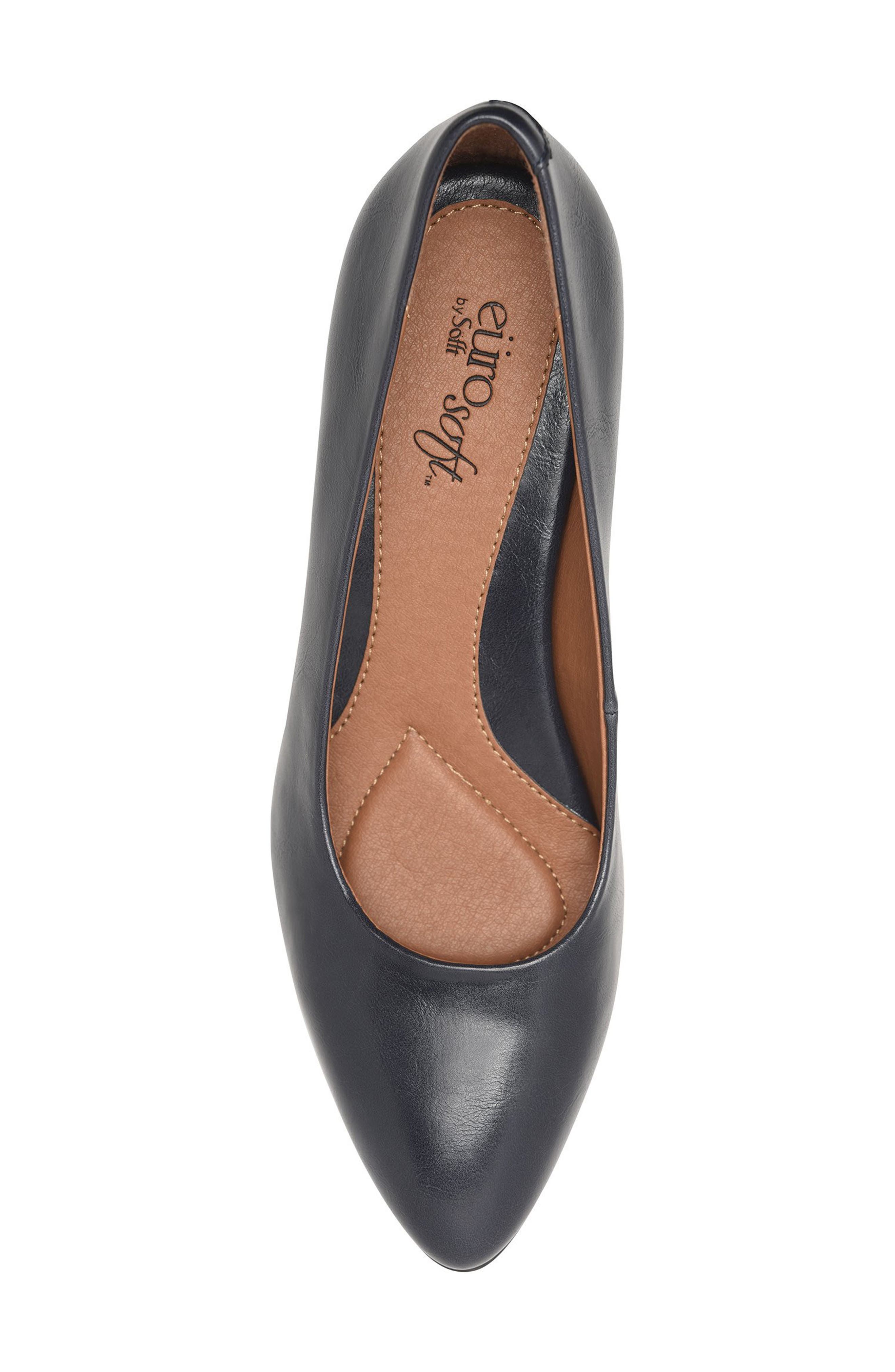 Vero Faux Leather Pump, Alternate, color, NAVY SMOOTH