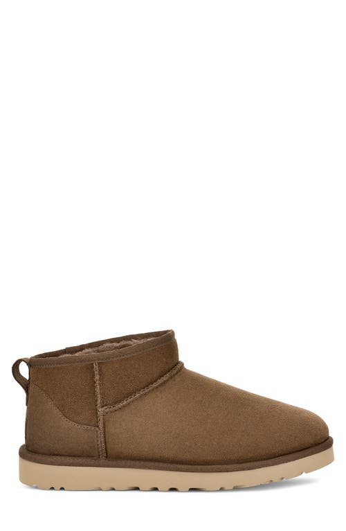 Ugg Classic Ultra Mini Hickory Boot In Brown