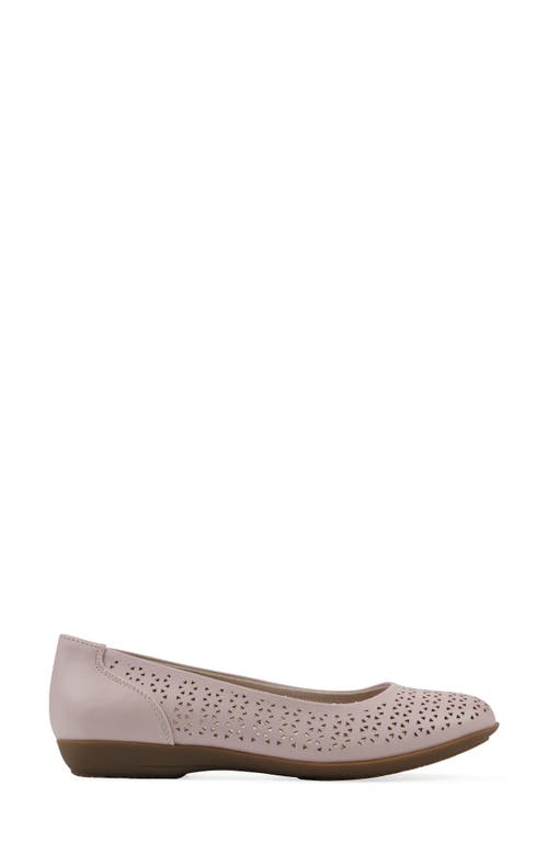 Cliffs By White Mountain Cindy Flat In Pale Pink Burnished Smooth