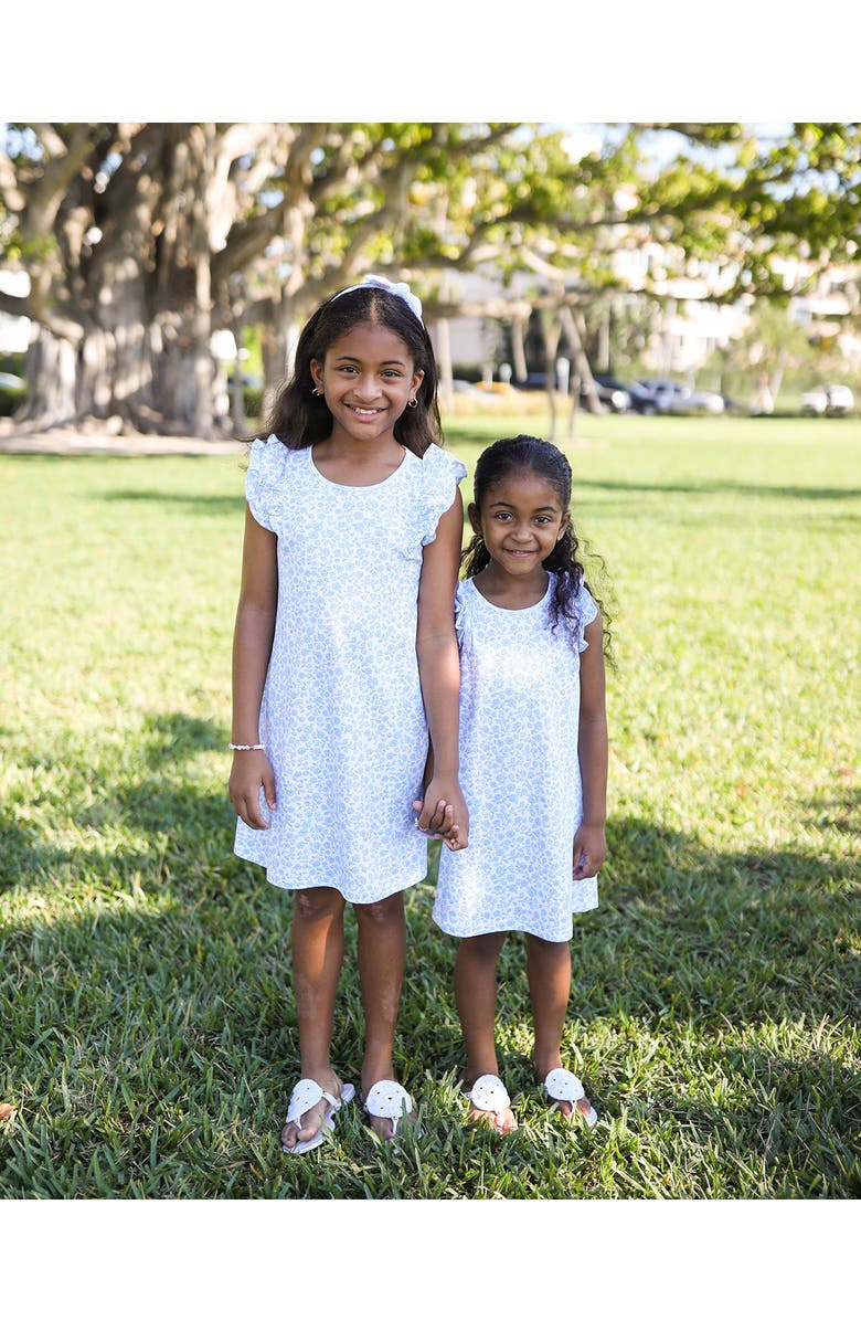 Bits & Bows Seersucker Bow Headband, Alternate, color, Blue/White