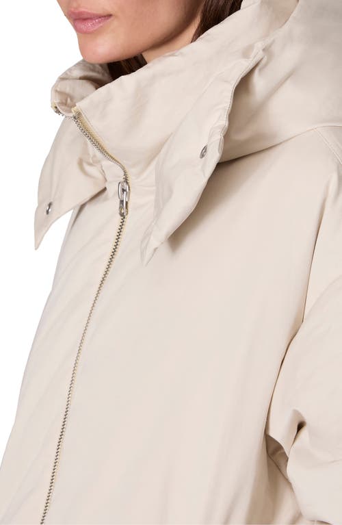 Rag & Bone Matilda Belted Down Puffer Jacket In Neutral
