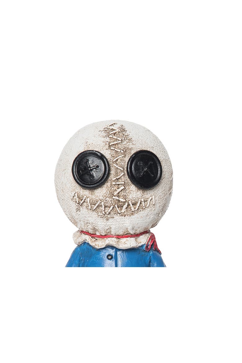 Halloween Treat or Treat Skeleton Head Kid Small Figurine, Alternate, color, White