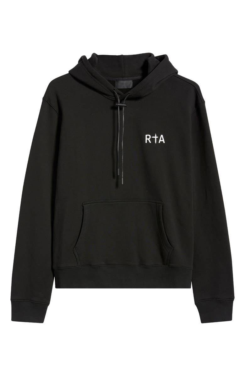 RtA Dion Cross Graphic Hoodie, Main, color,