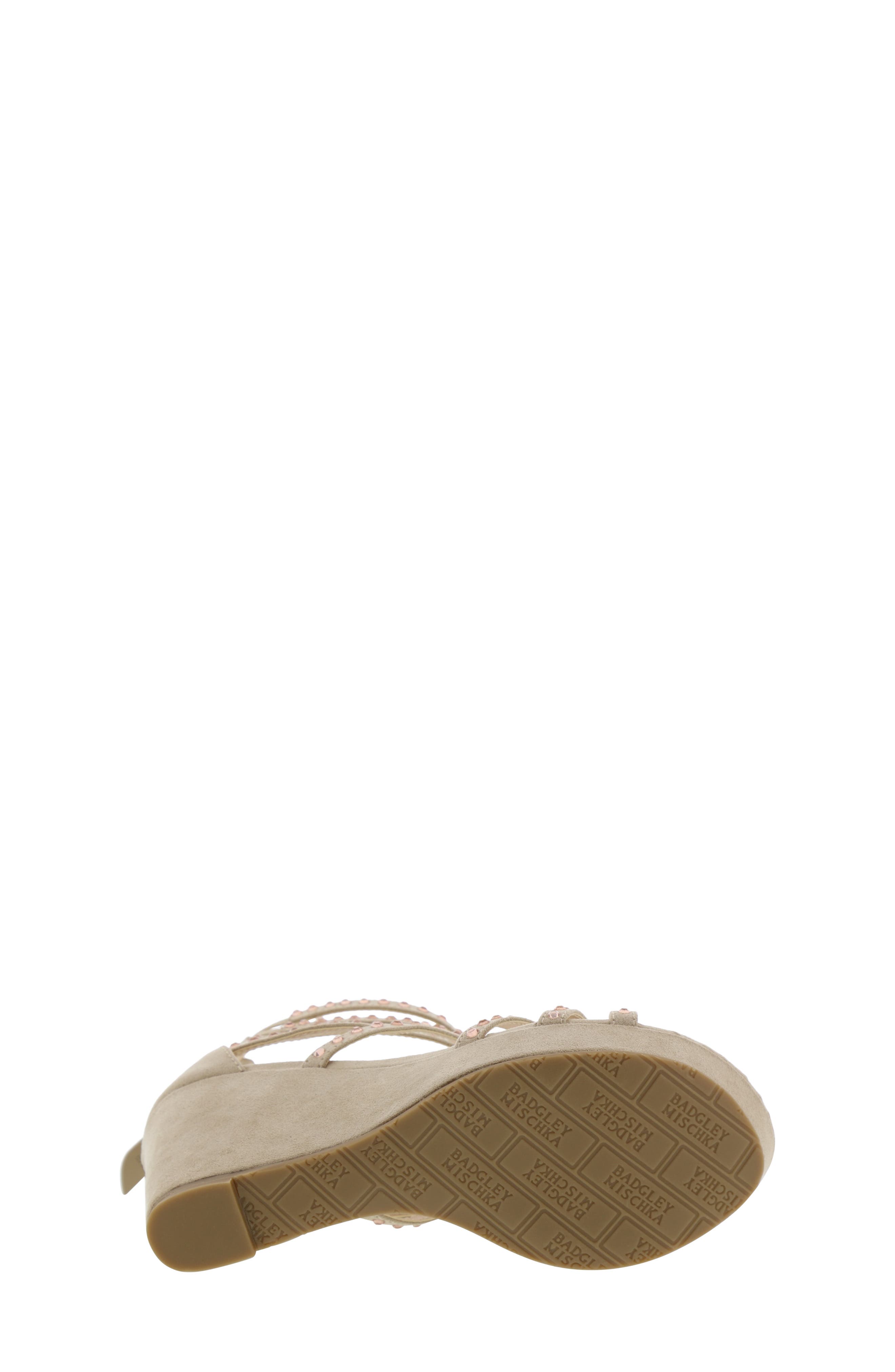 Badgley Mischka Collection Badgley Mischka Casey Embellished Sandal, Alternate, color, 