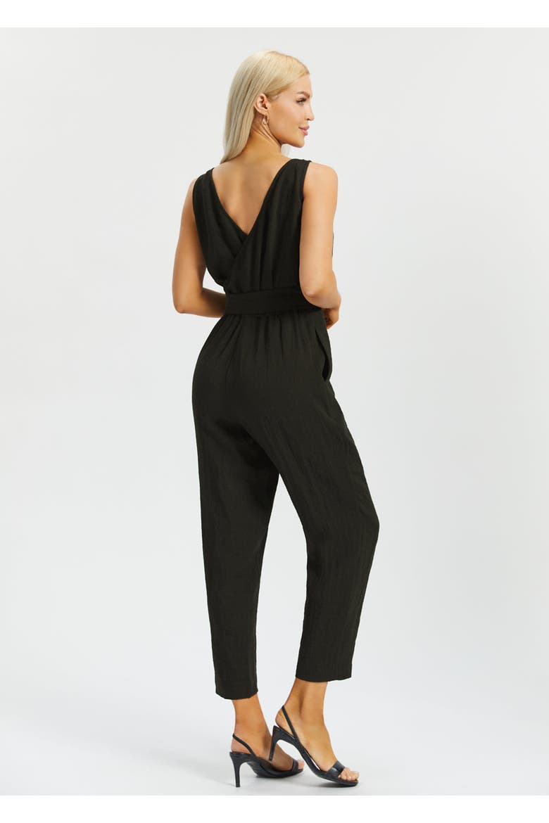 Drift Jumpsuit Linenette, Alternate, color, Black