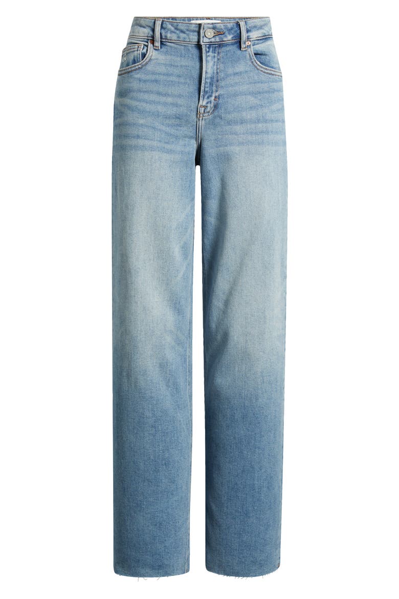 Straight Leg Dad Jeans, Alternate, color, MEDIUM WASH