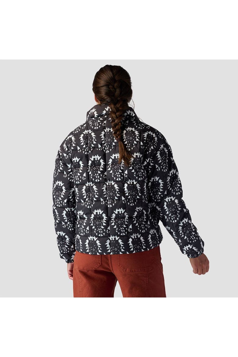 Printed Quilted Puffer - Women's, Alternate, color, Midnight Navy Nordic Print