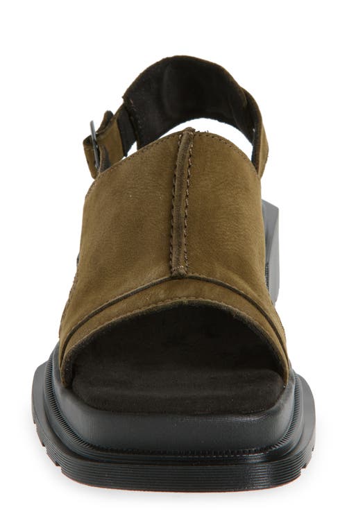 Dr. Martens' Dr. Martens Maybole Slingback Sandal In Dms Olive Buttersoft