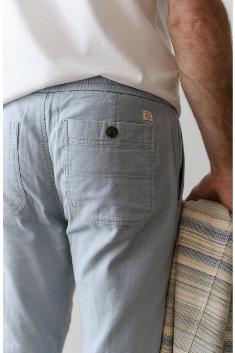 Saturday Stretch Cotton Drawstring Beach Pants, Alternate, color, LIGHT BLUE