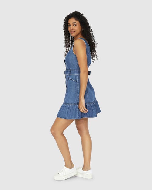BELLE & BLOOM BELLE & BLOOM REUNITE DENIM MINI DRESS